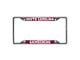 License Plate Frame with University of South Carolina Logo; Chrome (Universal; Some Adaptation May Be Required)