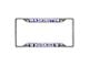 License Plate Frame with University of Washington Logo; Chrome (Universal; Some Adaptation May Be Required)