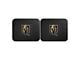 Molded Rear Floor Mats with Vegas Golden Knights Logo (Universal; Some Adaptation May Be Required)