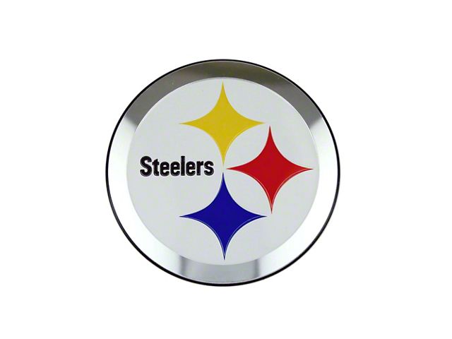 Pittsburgh Steelers Embossed Emblem; Multi Color (Universal; Some Adaptation May Be Required)