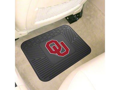 Utility Mat with University of Oklahoma Logo; Black (Universal; Some Adaptation May Be Required)