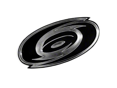 Carolina Hurricanes Molded Emblem; Chrome (Universal; Some Adaptation May Be Required)