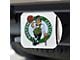 Hitch Cover with Boston Celtics Logo; Chrome (Universal; Some Adaptation May Be Required)