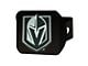 Hitch Cover with Vegas Golden Knights Logo; Black (Universal; Some Adaptation May Be Required)