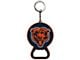 Keychain Bottle Opener with Chicago Bears Logo; Blue and Orange