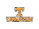 University of Tennessee Embossed Emblem; Orange (Universal; Some Adaptation May Be Required)