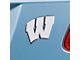 University of Wisconsin Emblem; Chrome (Universal; Some Adaptation May Be Required)