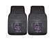 Vinyl Front Floor Mats with Colorado Rockies Logo; Black (Universal; Some Adaptation May Be Required)