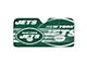 Windshield Sun Shade with New York Jets Logo; Green (Universal; Some Adaptation May Be Required)