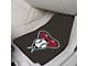 Carpet Front Floor Mats with Arizona Diamondbacks Logo; Black (Universal; Some Adaptation May Be Required)