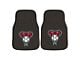 Carpet Front Floor Mats with Arizona Diamondbacks Logo; Black (Universal; Some Adaptation May Be Required)