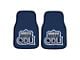 Carpet Front Floor Mats with Old Dominion University Logo; Navy (Universal; Some Adaptation May Be Required)