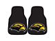 Carpet Front Floor Mats with University of Southern Miss Logo; Black (Universal; Some Adaptation May Be Required)