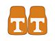 Carpet Front Floor Mats with University of Tennessee Logo; Orange (Universal; Some Adaptation May Be Required)