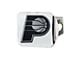 Hitch Cover with Indiana Pacers Logo; Chrome (Universal; Some Adaptation May Be Required)