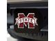 Hitch Cover with Mississippi State University Logo; Maroon (Universal; Some Adaptation May Be Required)