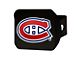 Hitch Cover with Montreal Canadiens Logo; Red (Universal; Some Adaptation May Be Required)