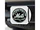 Hitch Cover with New York Mets Logo; Chrome (Universal; Some Adaptation May Be Required)