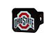 Hitch Cover with Ohio State University Logo; Red (Universal; Some Adaptation May Be Required)