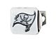 Hitch Cover with Tampa Bay Buccaneers Logo; Chrome (Universal; Some Adaptation May Be Required)