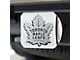 Hitch Cover with Toronto Maple Leafs Logo; Chrome (Universal; Some Adaptation May Be Required)