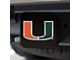 Hitch Cover with University of Miami Logo; Green (Universal; Some Adaptation May Be Required)