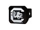 Hitch Cover with University of South Carolina Logo; Black (Universal; Some Adaptation May Be Required)