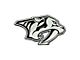 Nashville Predators Emblem; Chrome (Universal; Some Adaptation May Be Required)