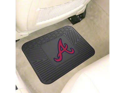 Utility Mat with Atlanta Braves Logo; Black (Universal; Some Adaptation May Be Required)