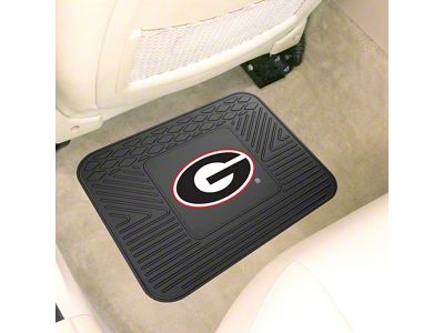 Utility Mat with University of Georgia Logo; Black (Universal; Some Adaptation May Be Required)