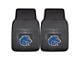 Vinyl Front Floor Mats with Boise State University Logo; Black (Universal; Some Adaptation May Be Required)