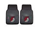 Vinyl Front Floor Mats with Portland Trail Blazers Logo; Black (Universal; Some Adaptation May Be Required)