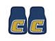 Carpet Front Floor Mats with Chattanooga Logo; Yellow (Universal; Some Adaptation May Be Required)