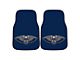 Carpet Front Floor Mats with New Orleans Pelicans Logo; Navy (Universal; Some Adaptation May Be Required)