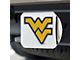 Hitch Cover with West Virginia University Logo; Chrome (Universal; Some Adaptation May Be Required)