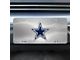 License Plate with Dallas Cowboys Logo; Stainless Steel (Universal; Some Adaptation May Be Required)