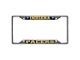 License Plate Frame with Indiana Pacers Logo; Chrome (Universal; Some Adaptation May Be Required)