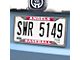 License Plate Frame with Los Angeles Angels Logo; Blue (Universal; Some Adaptation May Be Required)