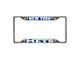 License Plate Frame with New York Mets Logo; Navy (Universal; Some Adaptation May Be Required)