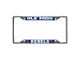 License Plate Frame with Ole Miss Logo; Navy (Universal; Some Adaptation May Be Required)