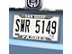 License Plate Frame with San Diego Padres Logo; Navy (Universal; Some Adaptation May Be Required)