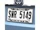 License Plate Frame with San Francisco Giants Logo; Black (Universal; Some Adaptation May Be Required)