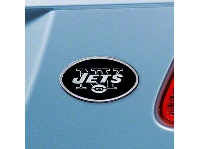 New York Jets Emblem; Chrome (Universal; Some Adaptation May Be Required)