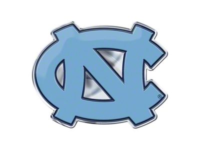 University of North Carolina Embossed Emblem; Blue (Universal; Some Adaptation May Be Required)