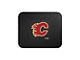 Utility Mat with Calgary Flames Logo; Black (Universal; Some Adaptation May Be Required)