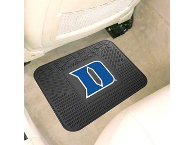 Utility Mat with Duke University Logo; Black (Universal; Some Adaptation May Be Required)