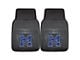 Vinyl Front Floor Mats with University of Memphis Logo; Black (Universal; Some Adaptation May Be Required)