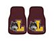 Carpet Front Floor Mats with Loyola Chicago Logo; Maroon (Universal; Some Adaptation May Be Required)