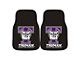 Carpet Front Floor Mats with Truman State University Logo; Black (Universal; Some Adaptation May Be Required)