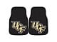 Carpet Front Floor Mats with University of Central Florida Logo; Black (Universal; Some Adaptation May Be Required)